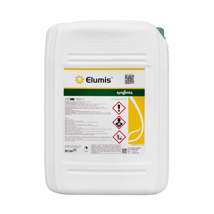 Erbicid ELUMIS, Syngenta, Porumb, Postemergent, 20 Litri