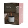 Lumanare ambientala TenderFlame LILLY 10 WHITE GLASS
