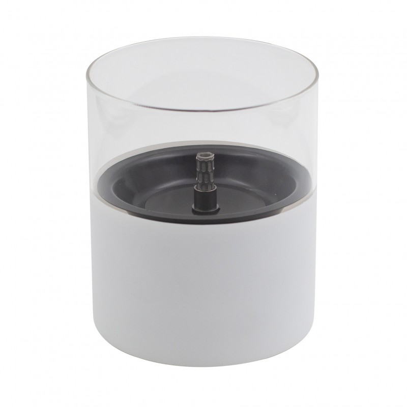 Lumanare ambientala TenderFlame LILLY 10 WHITE GLASS