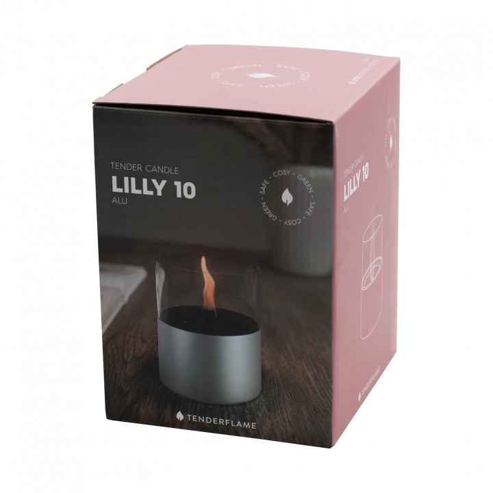 Lumanare ambientala TenderFlame LILLY 10 ALU GLASS Lumanare ambientala TenderFlame LILLY 10 ALU GLASS
