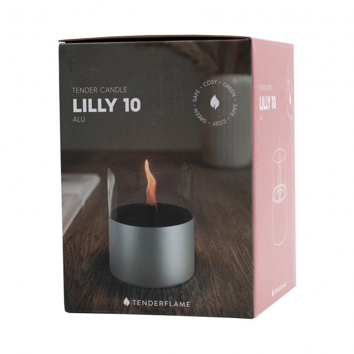 Lumanare ambientala TenderFlame LILLY 10 ALU GLASS Lumanare ambientala TenderFlame LILLY 10 ALU GLASS