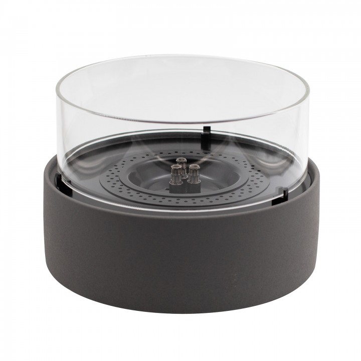 Lumanare ambientala TenderFlame CAFE 18 CONCRETE CERAMIC