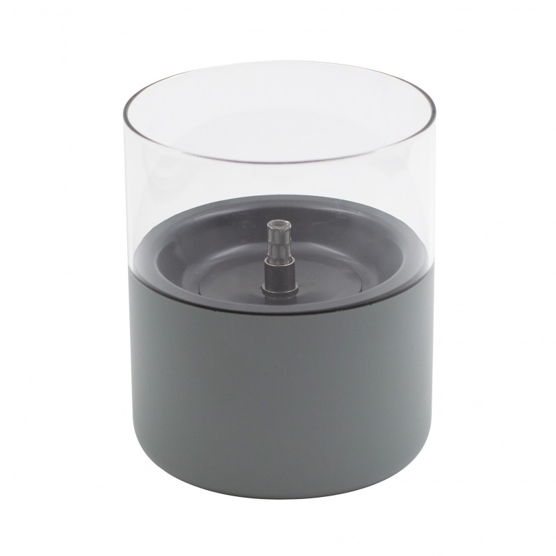 Lumanare ambientala TenderFlame LILLY 10 DARK GREY GLASS