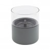 Lumanare ambientala TenderFlame LILLY 10 DARK GREY GLASS