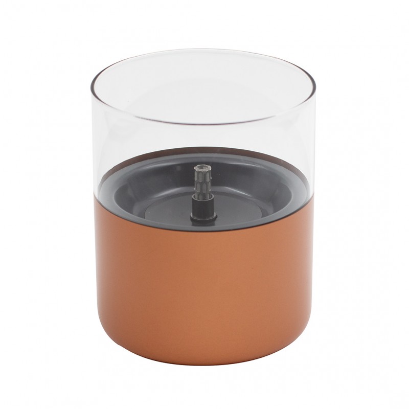 Lumanare ambientala TenderFlame LILLY 10 COPPER GLASS