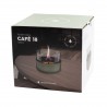 Lumanare ambientala TenderFlame CAFE 18 GREEN REACTIVE GLAZE
