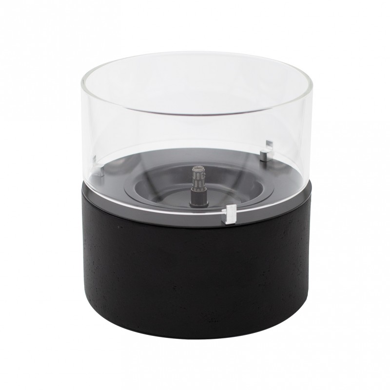 Lumanare ambientala TenderFlame CAFE 14 BLACK CERAMIC
