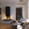 Semineu perete TenderFlame RIFF 180 BLACK