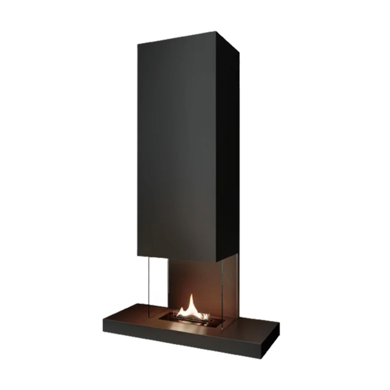 Semineu perete TenderFlame RIFF 180 BLACK