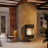 Semineu perete TenderFlame INDIE WALL 180 BLACK