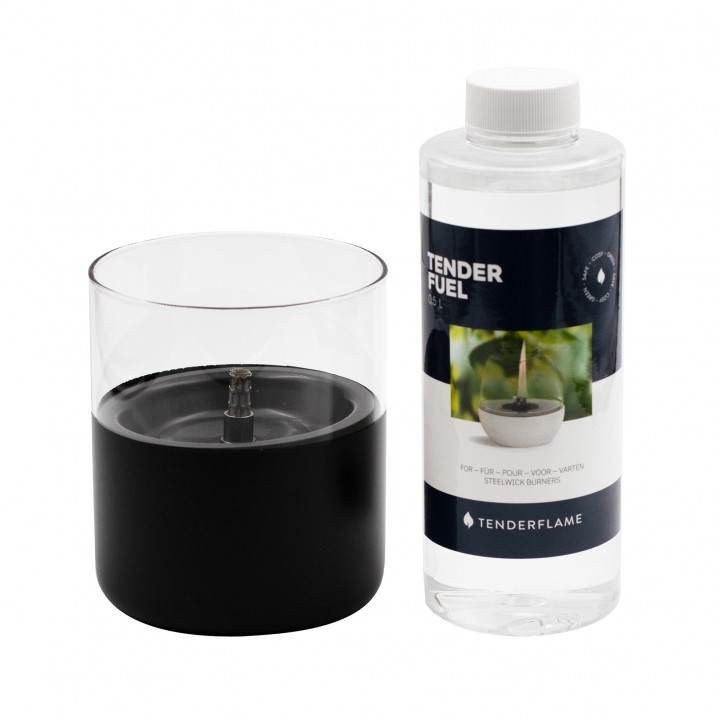 Pachet Lumanare ambientala TenderFlame LILLY 10 BLACK Pachet Lumanare ambientala TenderFlame LILLY 10 BLACK