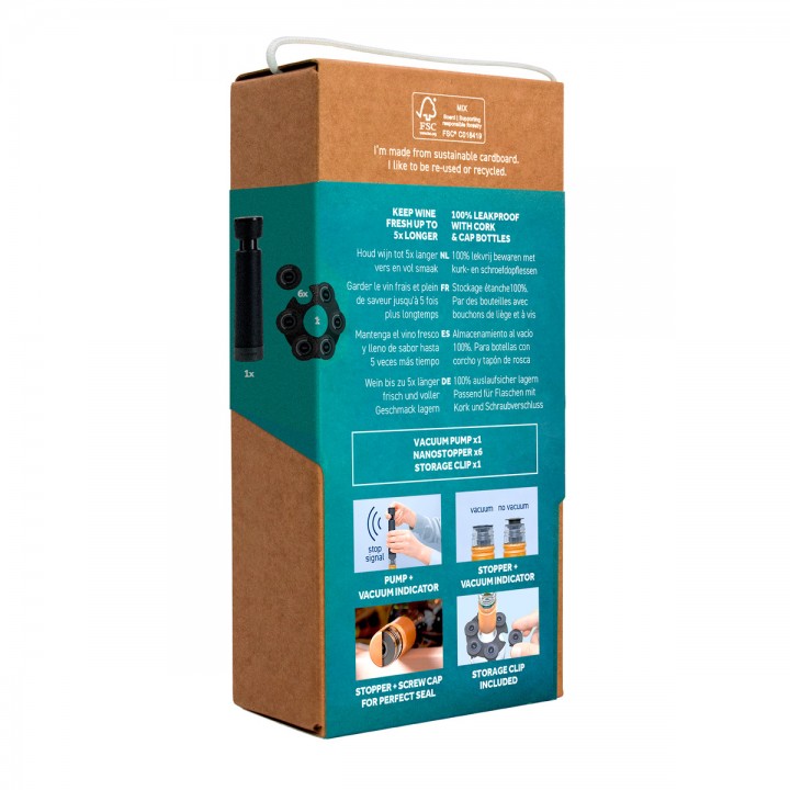Set de vacuumare vin AIRTENDER (Giftbox) Set de vacuumare vin AIRTENDER (Giftbox)