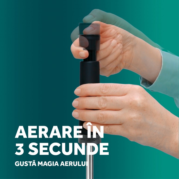 Set pentru iubitorii de vin AIRTENDER, aerare, vidare (Giftbox) Set pentru iubitorii de vin AIRTENDER, aerare, vidare (Giftbox)