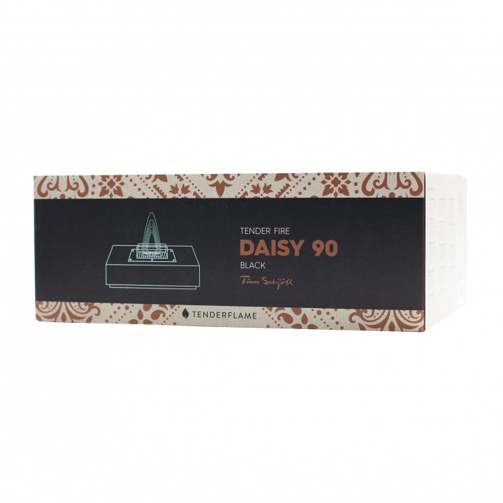 Semineu masa TenderFlame DAISY, combustibill organic, 100% sigur