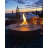 Semineu de masa TenderFlame CARNATION BLACK CERAMIC