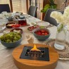 Semineu masa TenderFlame CARNATION NATURAL OAK