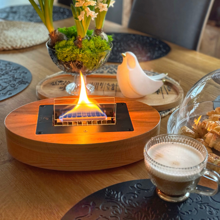 Semineu masa TenderFlame CARNATION NATURAL OAK Semineu masa TenderFlame CARNATION NATURAL OAK