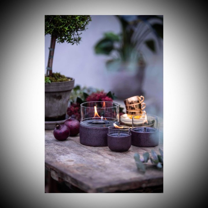 Lumanare ambientala TenderFlame CAFE 14 BLACK LAVA PORCELAIN Lumanare ambientala TenderFlame CAFE 14 BLACK LAVA PORCELAIN