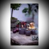 Lumanare ambientala TenderFlame CAFE 14 BLACK LAVA PORCELAIN