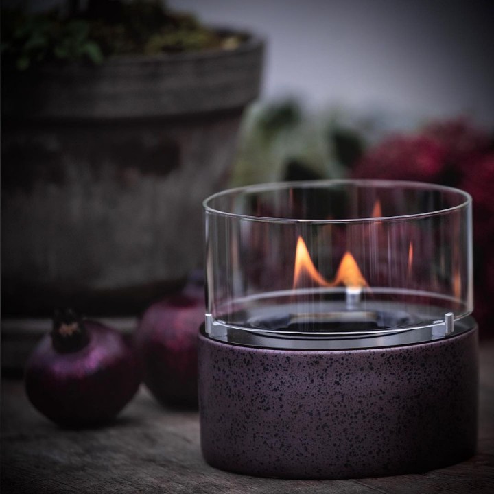Lumanare ambientala TenderFlame CAFE 14 BLACK LAVA PORCELAIN Lumanare ambientala TenderFlame CAFE 14 BLACK LAVA PORCELAIN