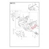 Inel de etansare Husqvarna 15x26x4, Carter, (40, 51, 55, 262, 346, 353, 357, 359, 365, 372, 570, 575), Original
