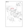 Inel de etansare Husqvarna 18.4x26.4, Carter, (365, 372) Original