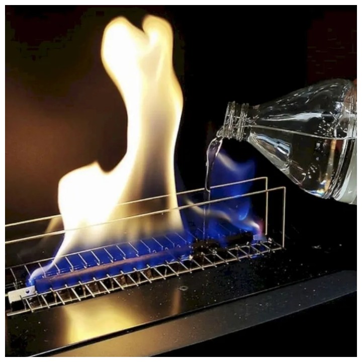 Semineu perete TenderFlame RAFF BLACK, nu necesita cos!