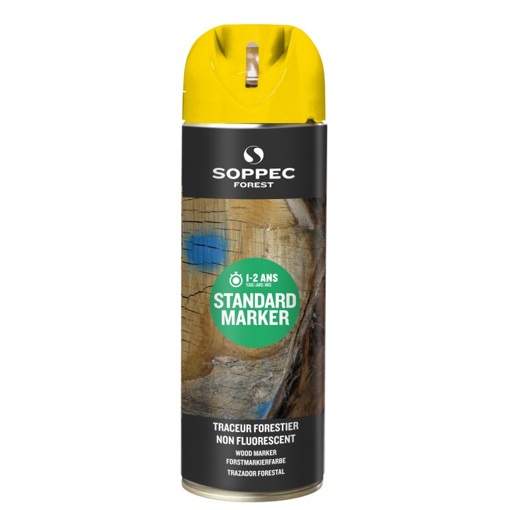 Spray Forestier SOPPEC STANDARD, Galben Mat - 500 ml Spray Forestier SOPPEC STANDARD, Galben Mat - 500 ml