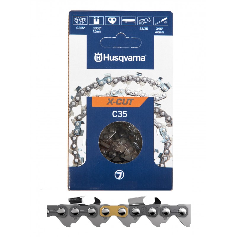 Lant HUSQVARNA X-CUT C35, Chisel - 38 cm, 325'' 1,5 mm