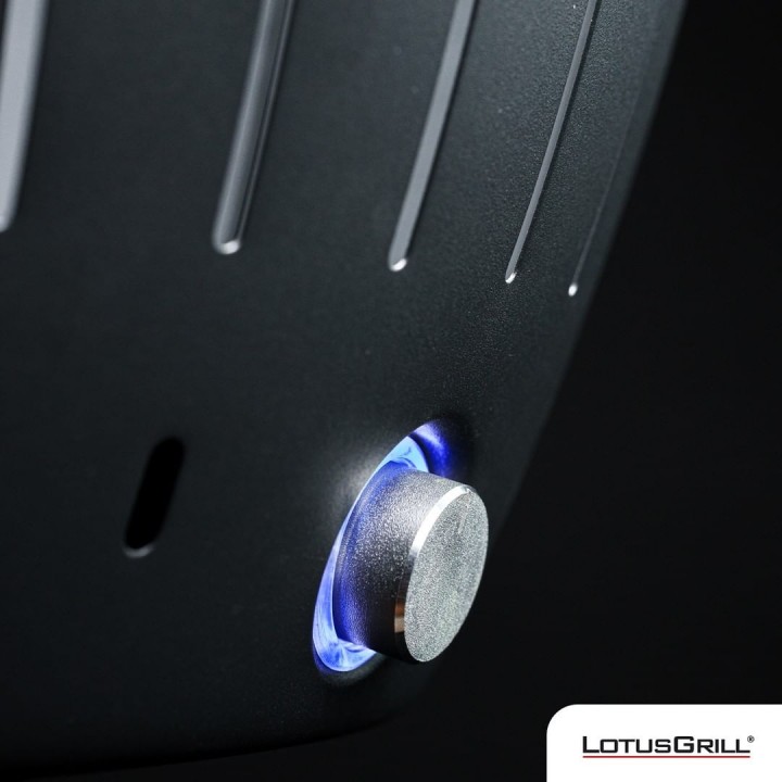 Gratar LOTUS GRILL HYBRID, gaz, carbune, gri antracit