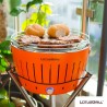 Gratar carbuni LOTUS GRILL Classic G340 Portocaliu, Portabil, Suprafata gatit 32 cm