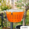 Gratar carbuni LOTUS GRILL Classic G340 Portocaliu, Portabil, Suprafata gatit 32 cm