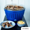 Gratar carbuni LOTUS GRILL Classic G340 Albastru, Portabil, Suprafata gatit 32 cm