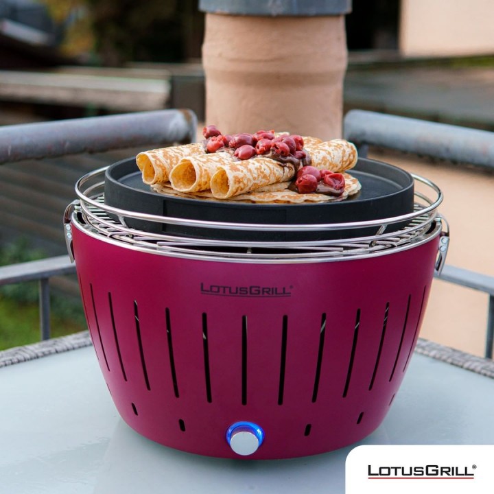Gratar carbuni LOTUS GRILL Classic G340 Violet, consum REDUS carbuni