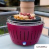 Gratar carbuni LOTUS GRILL Classic G340 Violet, Portabil, Suprafata gatit 32 cm