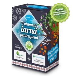 Pachet TRATAMENT IARNA pomi fructiferi, 10 litri apa, Yagos, Coppermax