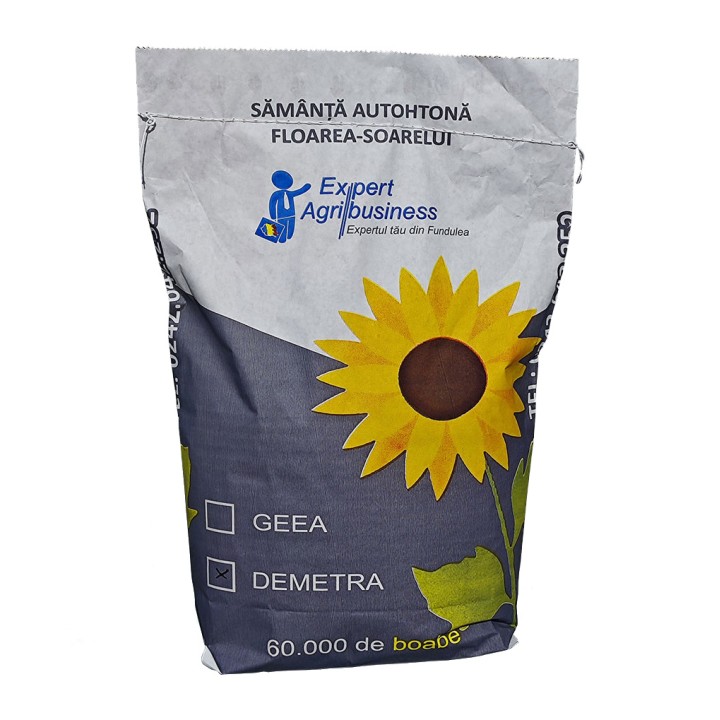 Seminte de Floarea Soarelui DEMETRA, Tehnologie SU - 60.000 seminte