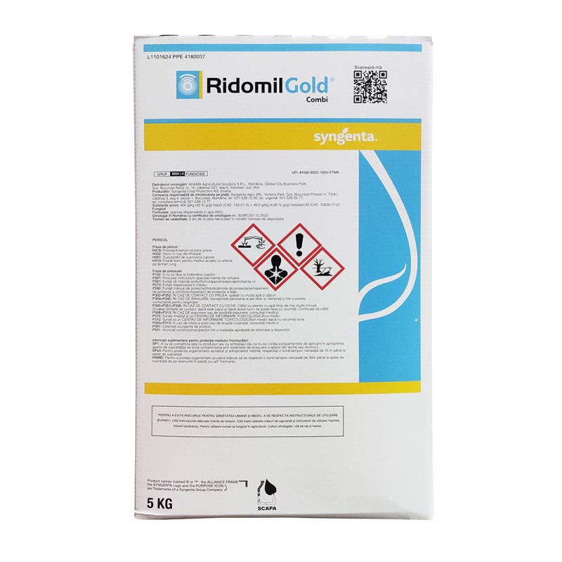Fungicid RIDOMIL GOLD COMBI, 5 kg