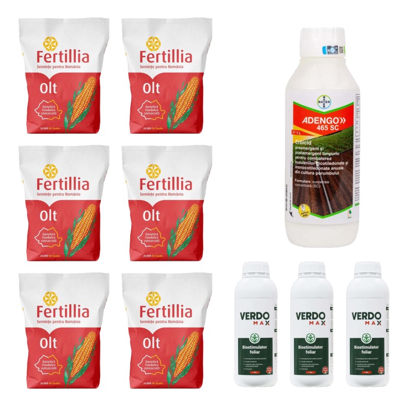 Pachet SMART-MIX 85 - Fundulea OLT 6 saci, Adengo 1 L, Verdomax 3 L