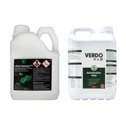 Pachet SMART-MIX 103 - Erbicid VITORIOMOX 4 SL 5 L + Biostimulator VERDOMAX 5 L, Floarea Soarelui 4 Ha
