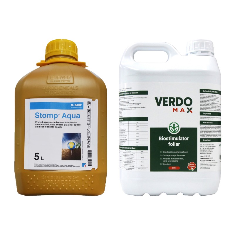 Pachet SMART-MIX 95: STOMP AQUA 5 L + VERDOMAX 5 L