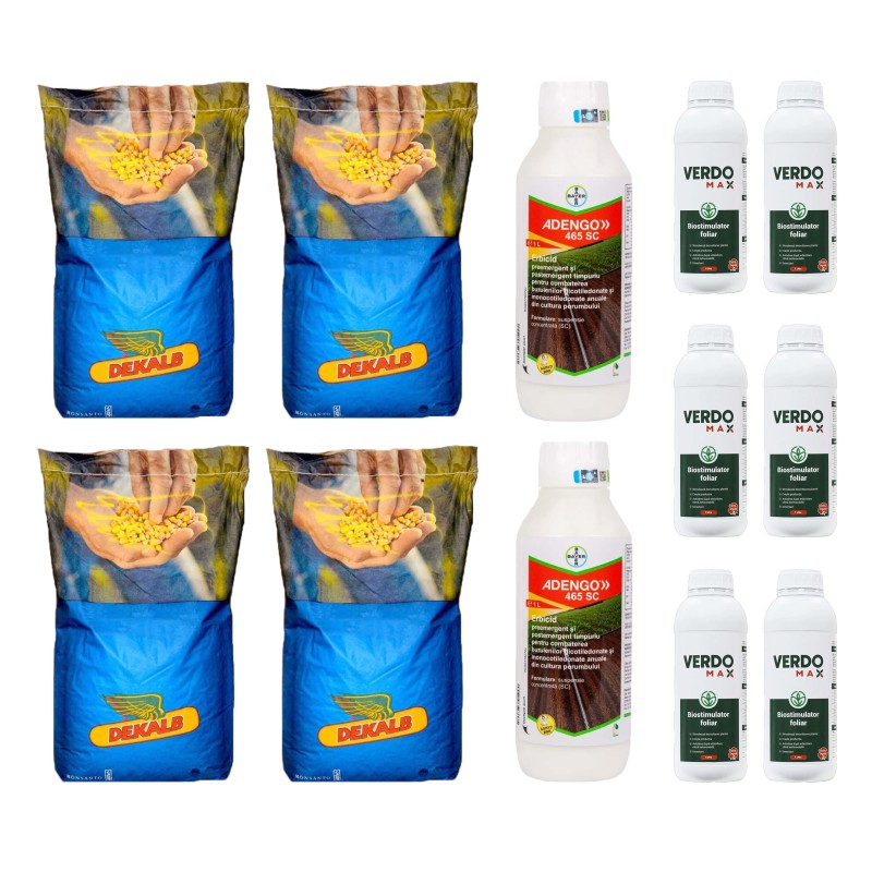 SMART-MIX 92 - Porumb DEKALB 3969 - 4 saci, ADENGO 2 L, VERDOMAX 6 L