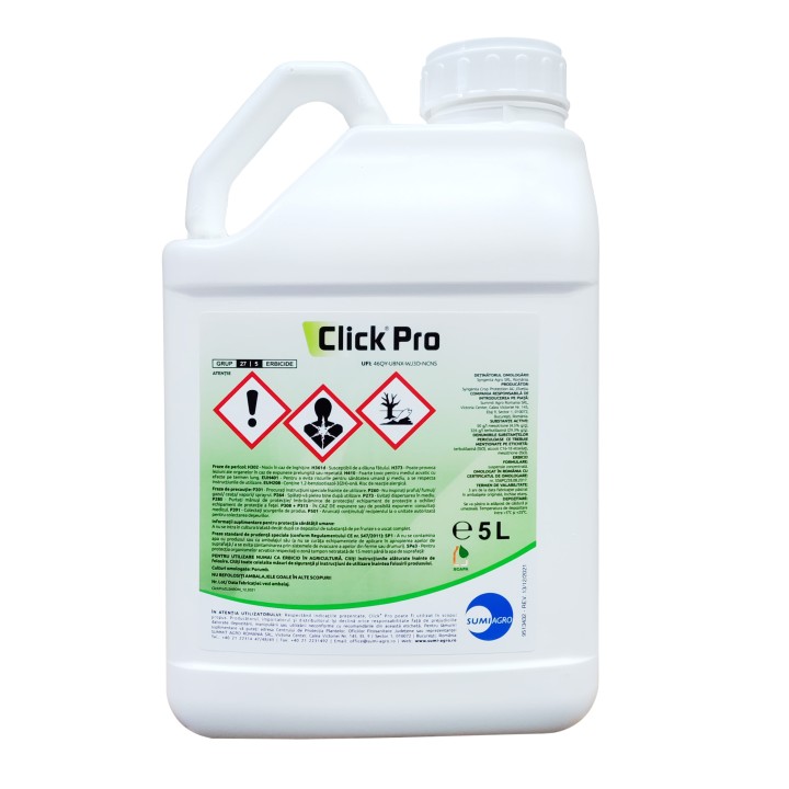 Erbicid CLICK PRO, Sumi Agro, Preemergent, Postemergent