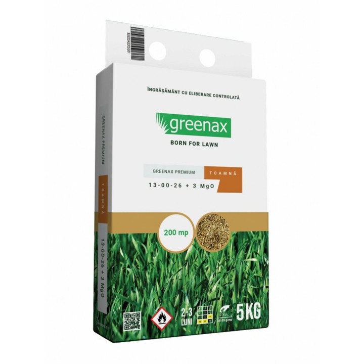 Ingrasamant gazon Greenax Premium Toamna - 5 kg