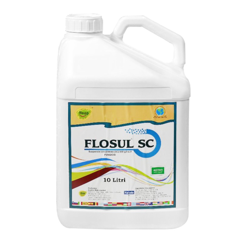 Fungicid FLOSUL SC - 10 Litri, Kwizda, Contact, Sulf 800 g/l