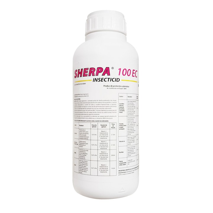Insecticid SHERPA 100 EC, 1 Litru, cipermetrin