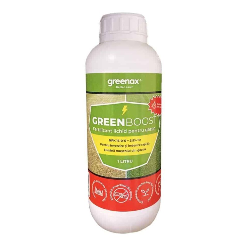 Ingrasamant lichid gazon Greenax GREENBOOST - 1 Litru