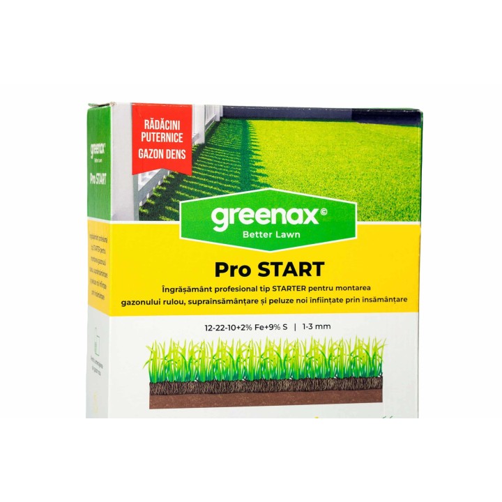 Ingrasamant profesional gazon Greenax PRO START - 2,5 kg