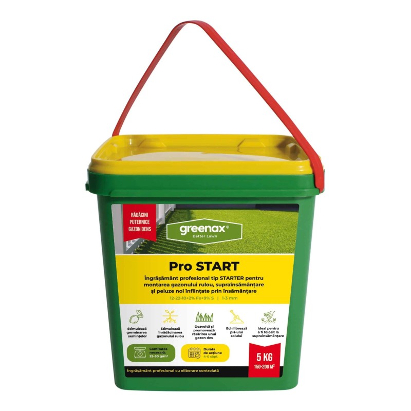 Ingrasamant profesional gazon Greenax PRO START - 5 kg