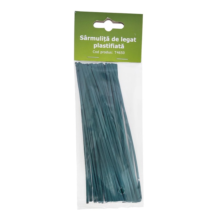 Sarmulita de legat plastifiata 15 cm - punga 100 buc Sarmulita de legat plastifiata 15 cm - punga 100 buc